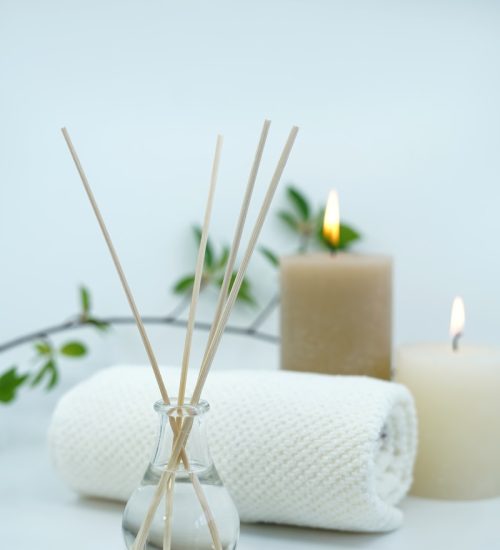 Photo by Mediamodifier white pillar candle on silver holder